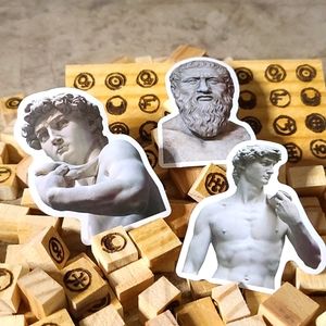 Historical Statue Stickers